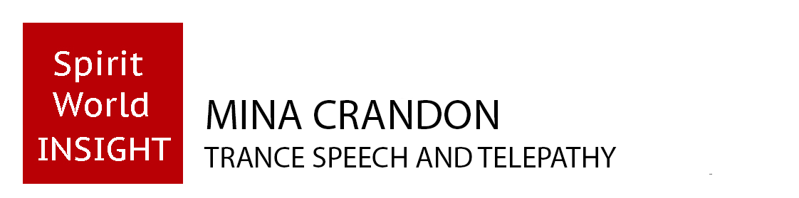 Mina Crandon - Trance Speech & Telepathy